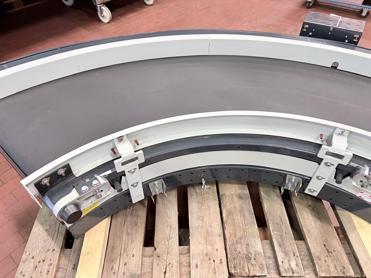 Used 2023 Vanderlande Kurvengurtbandförderer, Förderbandkurve, 90 Grad, mit Antrieb