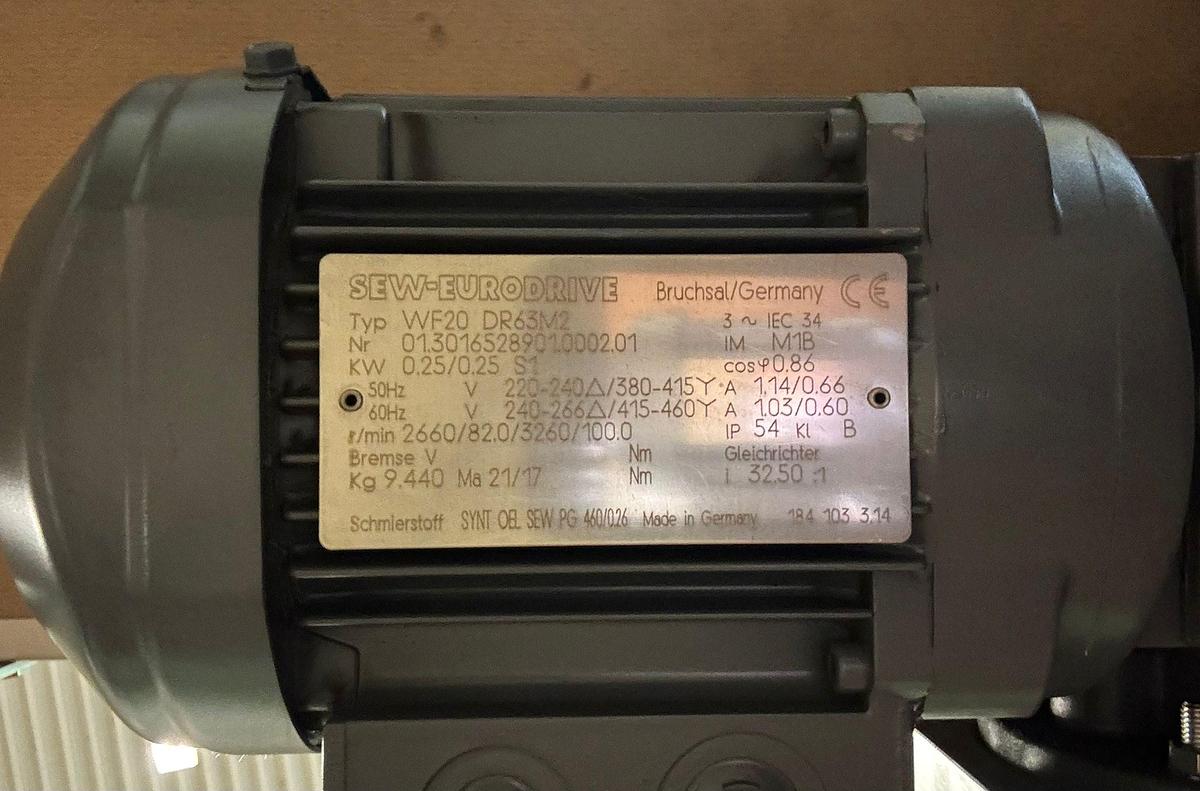 Used Schunk Gurtbandförderer, Förderband, Modell: SFT/P50