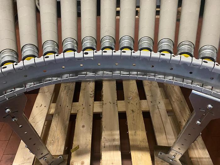 Gebraucht 2017 SSI Schäfer Rollenbahnkurve/ Kurvenförderer 90 Grad/ Rollenbahn