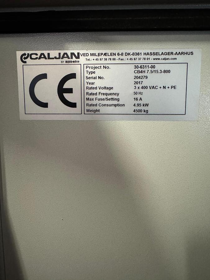 Used 2017 Caljan Teleskopförderer/Gurtbandförderer ca. 22,8 Meter (ausgefahren)