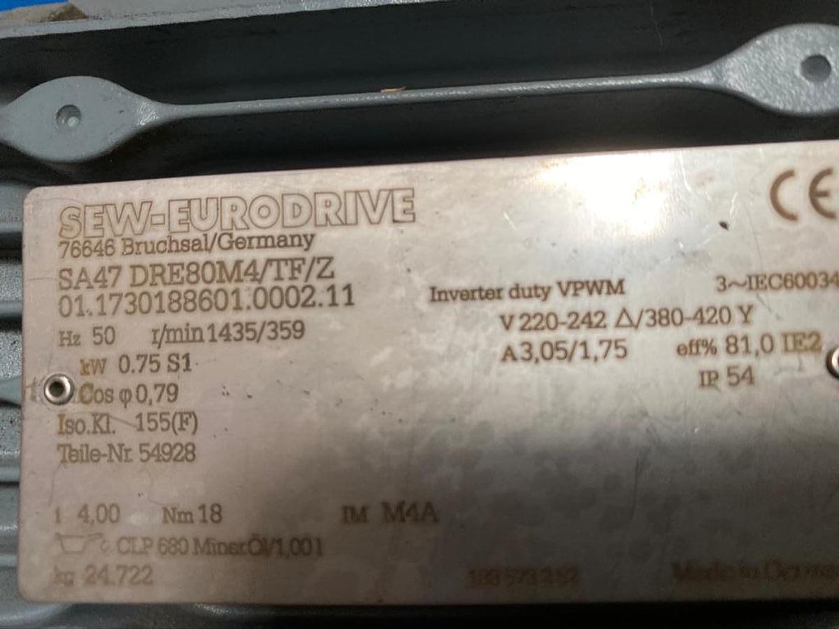 Used 2011 Interroll Gurtbandkurve, Kurvenförderer, 45 Grad Kurve