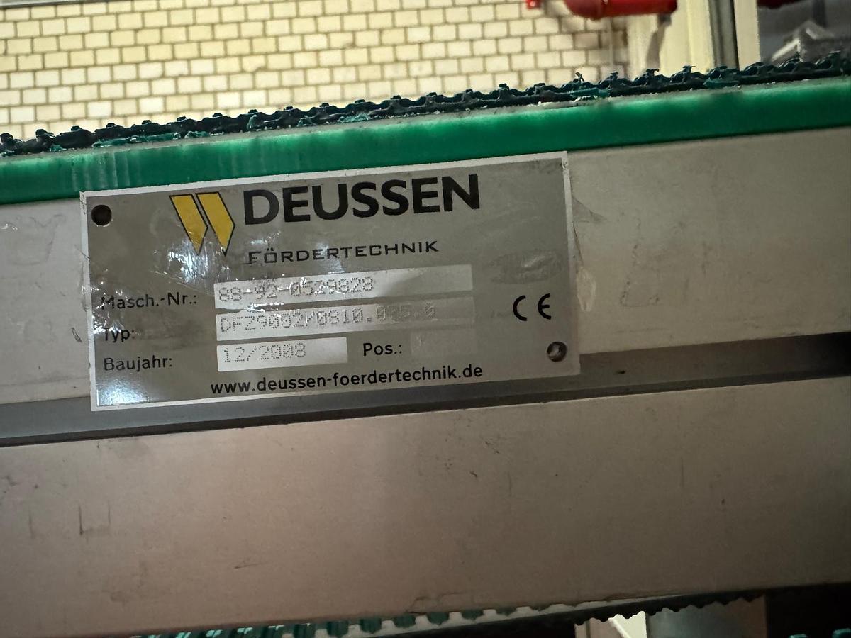 Used 2008 Deussen Gurtbandförderer, Förderband, Zweiriemenförderer
