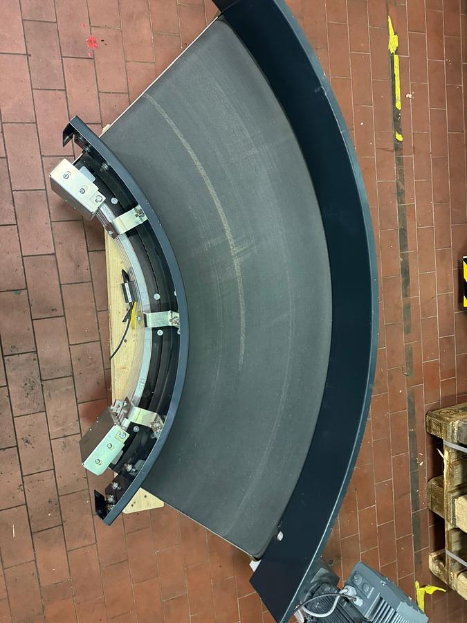 Used 2020 Transnorm Kurvengurtbandförderer, Gurtbandkurve 90 Grad