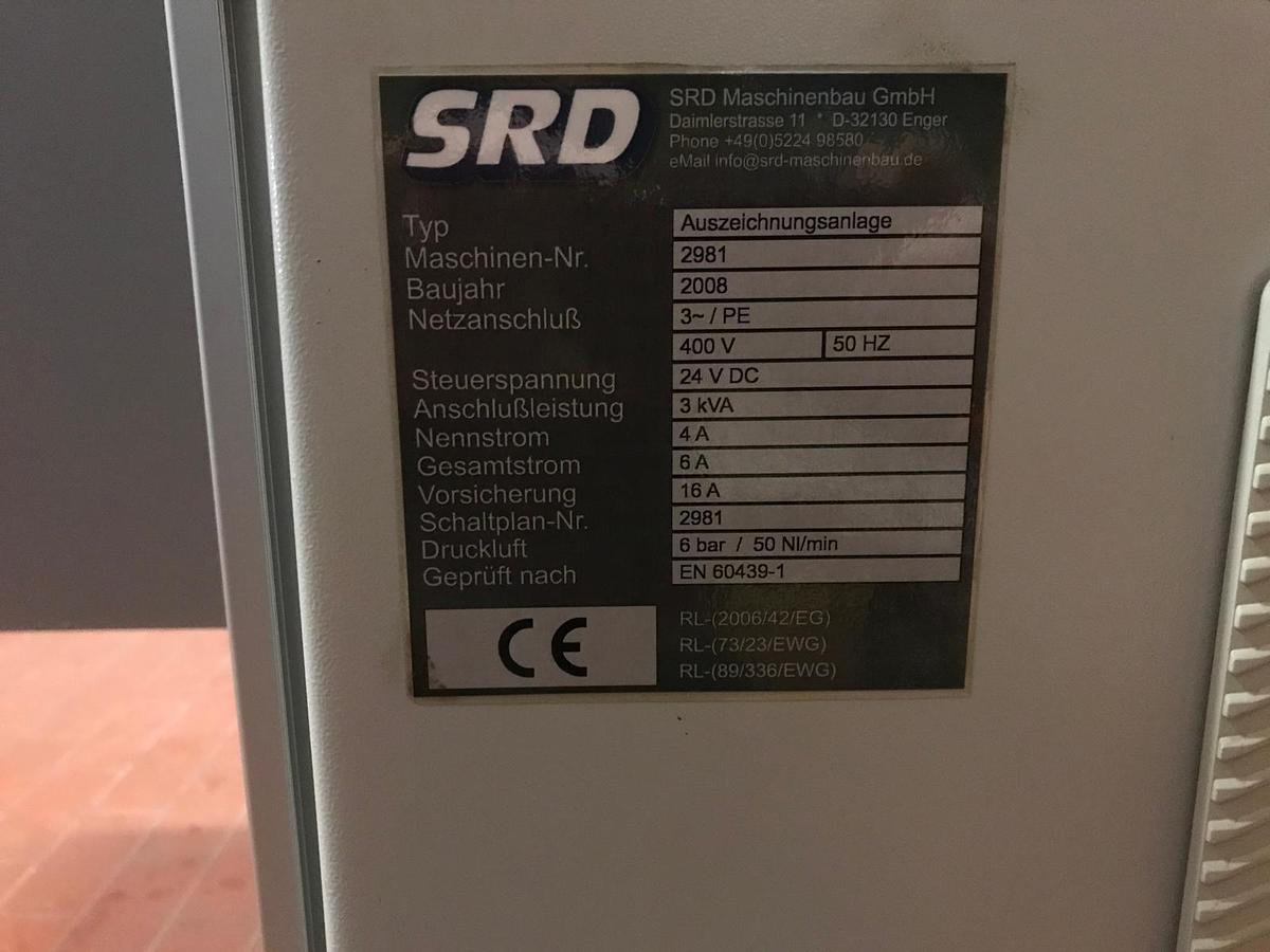 Used Etikettierautomat/Auszeichnungsanlage SRD Stano-/Alone-Line