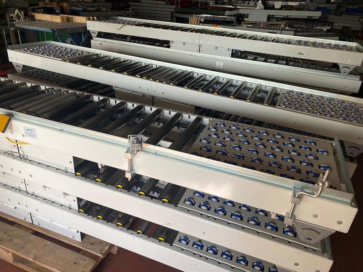 Used Rollenbahn, Arbeitstisch, Fördertechnik mit Antrieb/AMI Fördertechnik