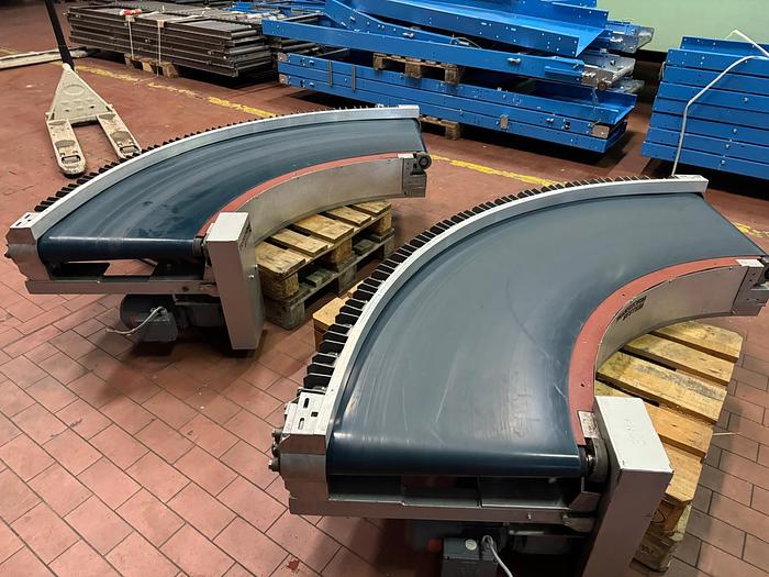 Used Transnorm Gurtförderer/ 90 Grad Kurve/ Förderband