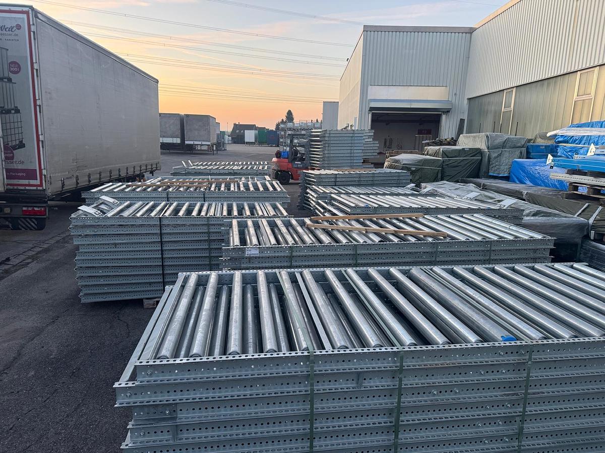 Used Palettenrollenbahn, Rollenförderbahn, Rollenbahn