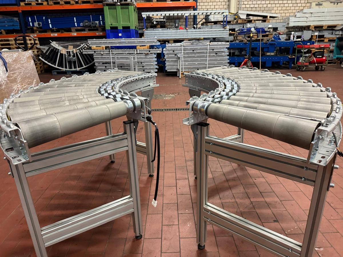 Used 2010 Schäfer Rollenbahnkurve/Rollen/90 Grad Kurve