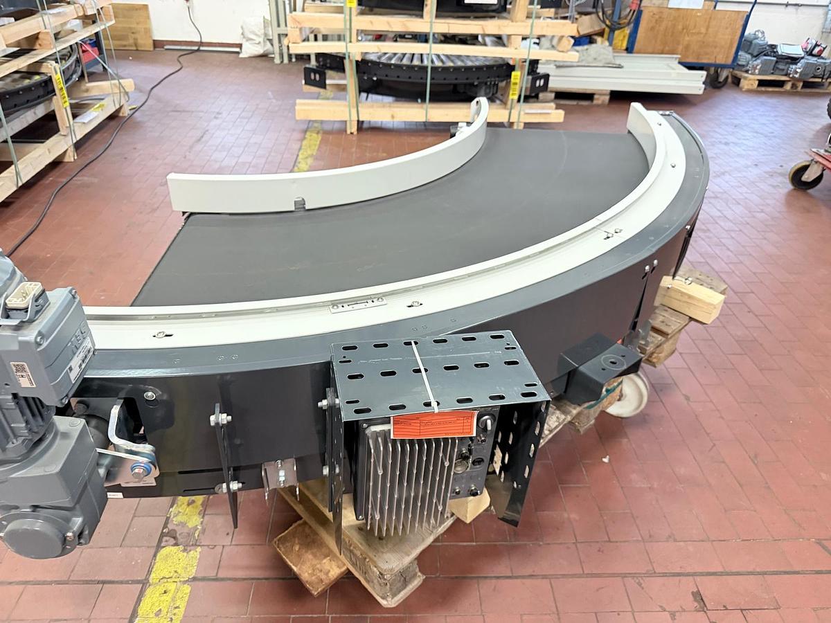 Used 2023 Vanderlande Kurvengurtbandförderer, Förderbandkurve, 90 Grad, mit Antrieb
