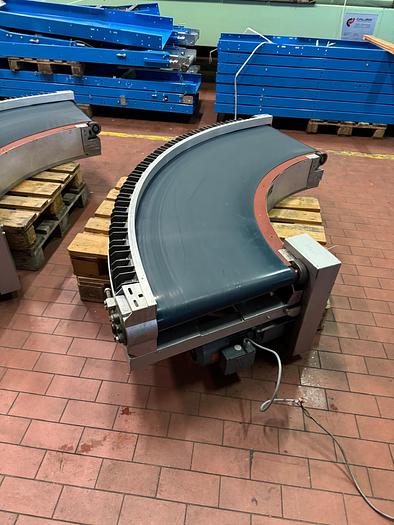 Used Transnorm Gurtförderer/ 90 Grad Kurve/ Förderband