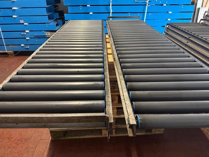 Used Rollenbahn/ Rollen/ Förderbahn mit Plastik Rollen