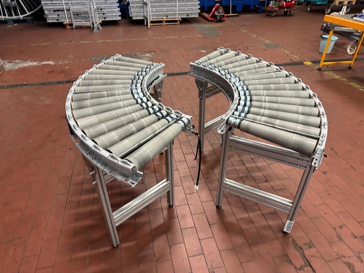 Used 2010 Schäfer Rollenbahnkurve/Rollen/90 Grad Kurve