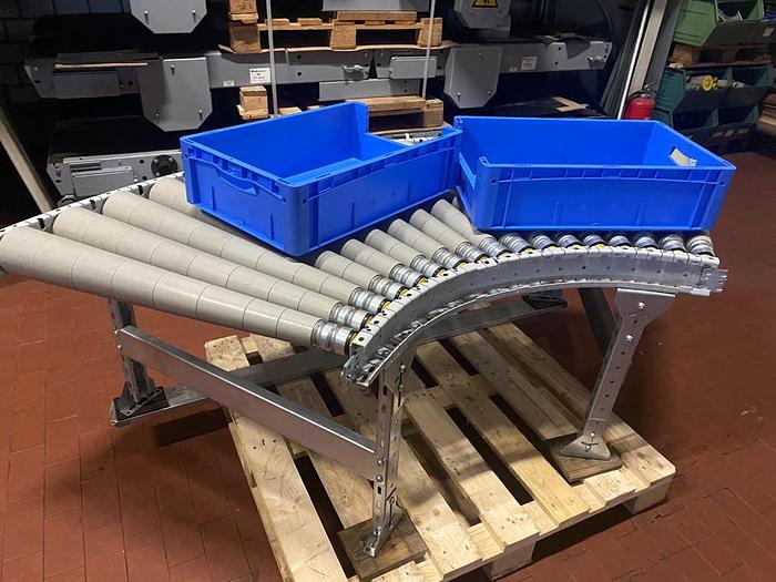 Gebraucht 2017 SSI Schäfer Rollenbahnkurve/ Kurvenförderer 90 Grad/ Rollenbahn