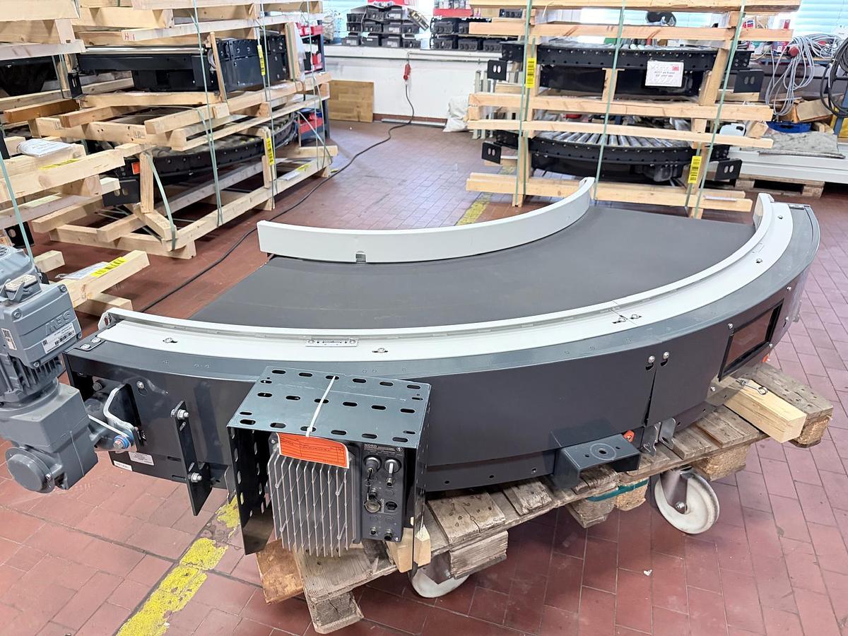Used 2023 Vanderlande Kurvengurtbandförderer, Förderbandkurve, 90 Grad, mit Antrieb