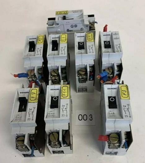 Used Siemens G4A Circuit Breaker, Used (Lot Of 8) Fast Shipping!