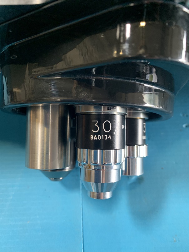 Used Biorad Microscope Objective Assembly with Two Cameras Quaester Q7