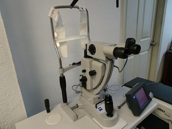 Used ZEISS Visulas Trion MultiColor Green, Yellow & Red Laser W/ LSL Slit Lamp