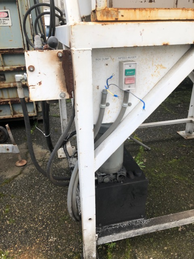 Used Hydraulic Single Bin Dumper #3378