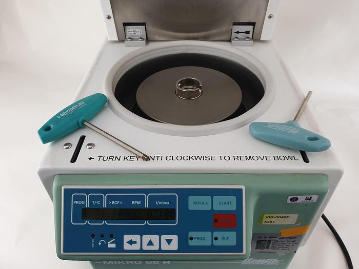 Used Hettich Micro 22 R Centrifuge