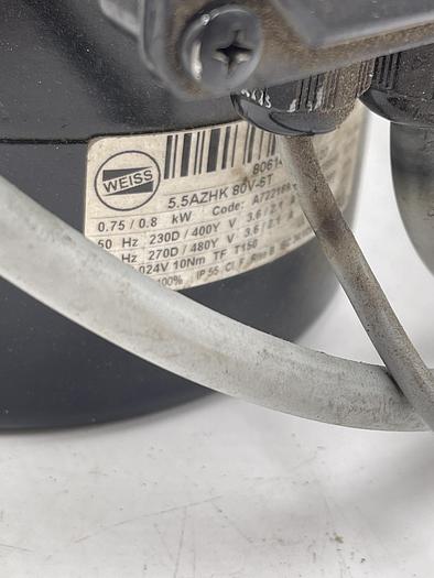 Used Weiss 5.5AZHK 80V-6T B14P120