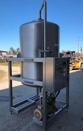 Used Tank, 400 Gallon, 316L Stainless Steel, Holland, Deaerator, FV #S743863