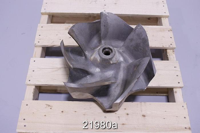 Used Goulds 3175 Impeller, 15.5", 6-Vane, Casting No.: 56626 (For 14x14x18 Pump) #21980