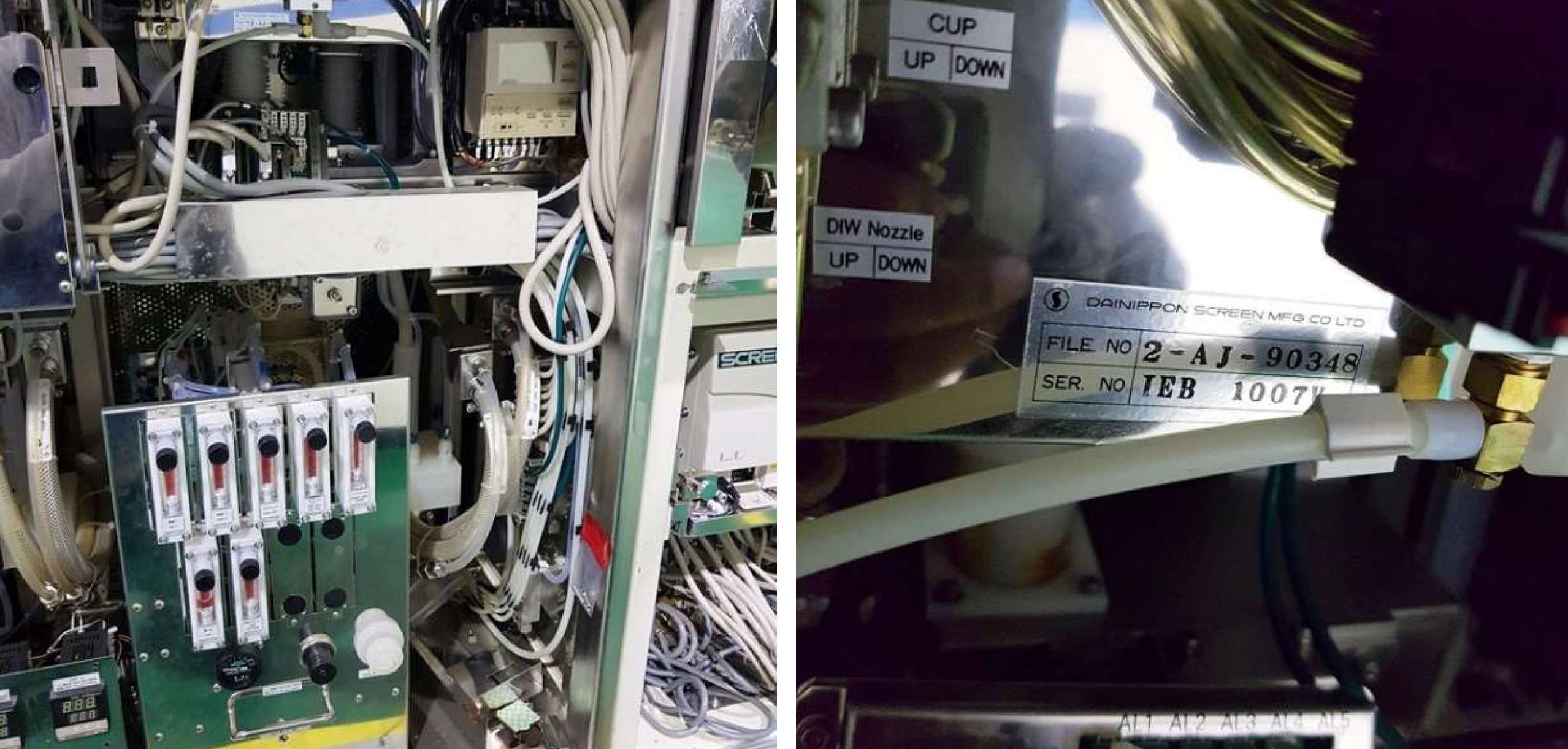 Used 1995 DNS Dainippon Screen SK-W80B-AVPE 2C2D Coater Developer