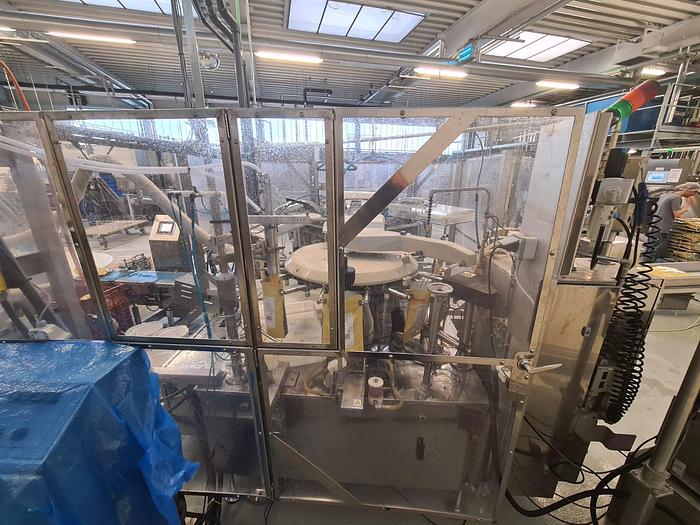 Gebraucht Abfüll - Linie für stückige Produkte in vorgefertigte Beutel