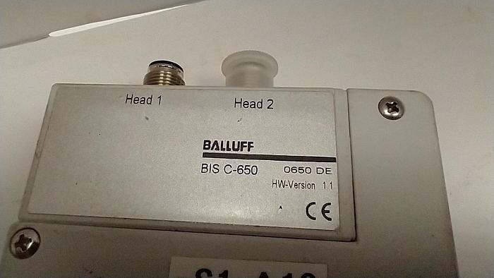 Used Balluff Electronic ID System, BIS C-650 & BIS C-600-007 GH102