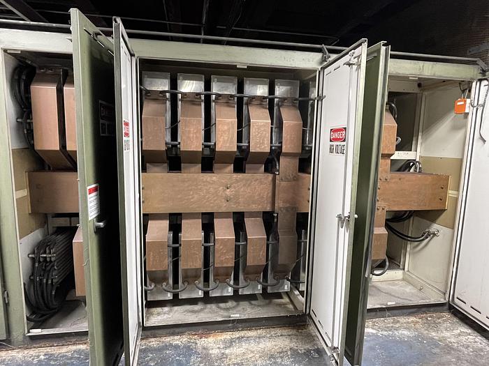 Used 1999 INDUCTOTHERM 7000 KW MEDIUM FREQUENCY FURNACE SYSTEM