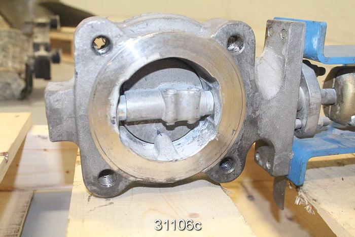 Used Jamesbury 815L-11-3600 3" Butterfly Control Valve #31106