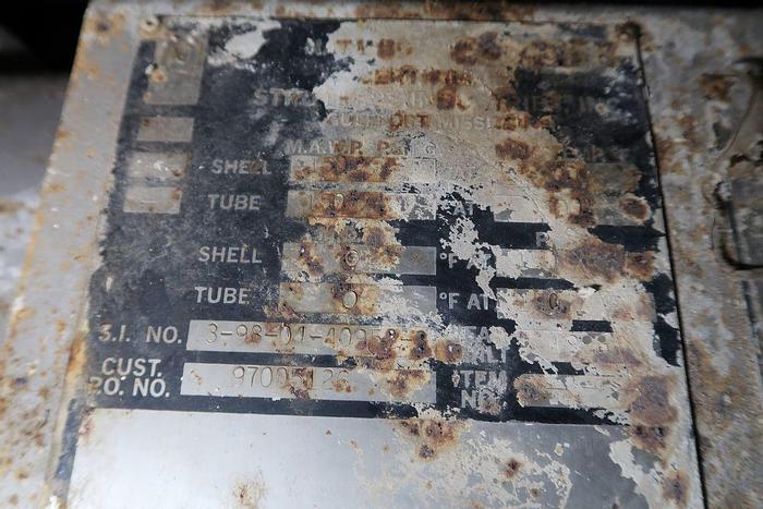 Used TEMA S/S TUBE TYPE HEAT EXCHANGER
