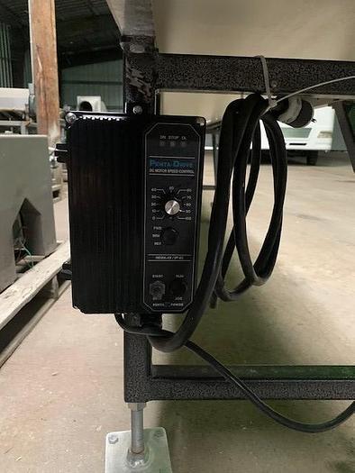 Used 20' Long x 18"Wide Portable Sanitary Flat Belt Conveyor