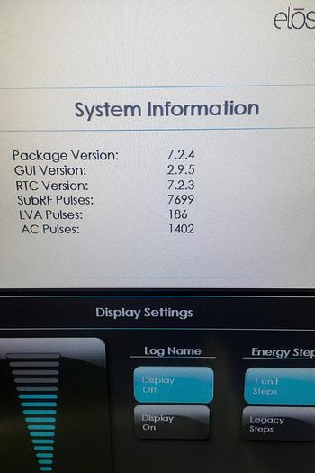 Used Syneron Elos Plus w/ 7 hand pieces