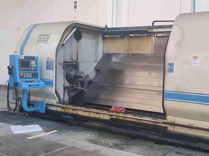 Usato TORNIO PARALLELO A BANCALE INCLINATO DUPLO STANDARD DIAMANT 30 BI x 3500 CNC