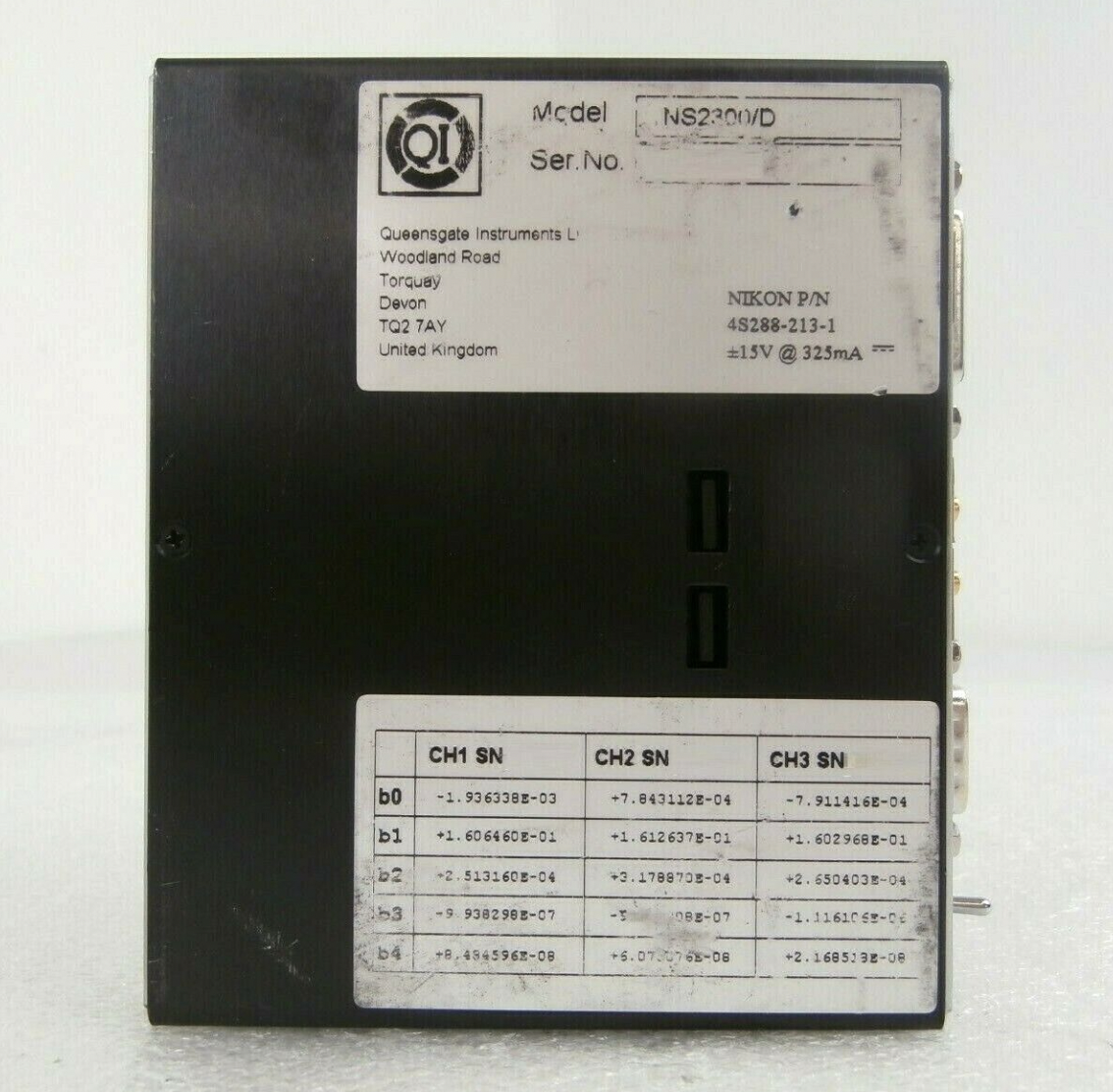 Used Queensgate NS2300/D Position Sensor Unit 4S288-213-1 Rev. 3 NSR Working Spare