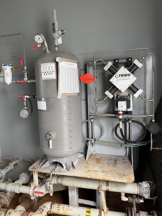 Used 30" 1440 PSI Vertical Sour Separator Package w/Integral 400 BBL Tank
