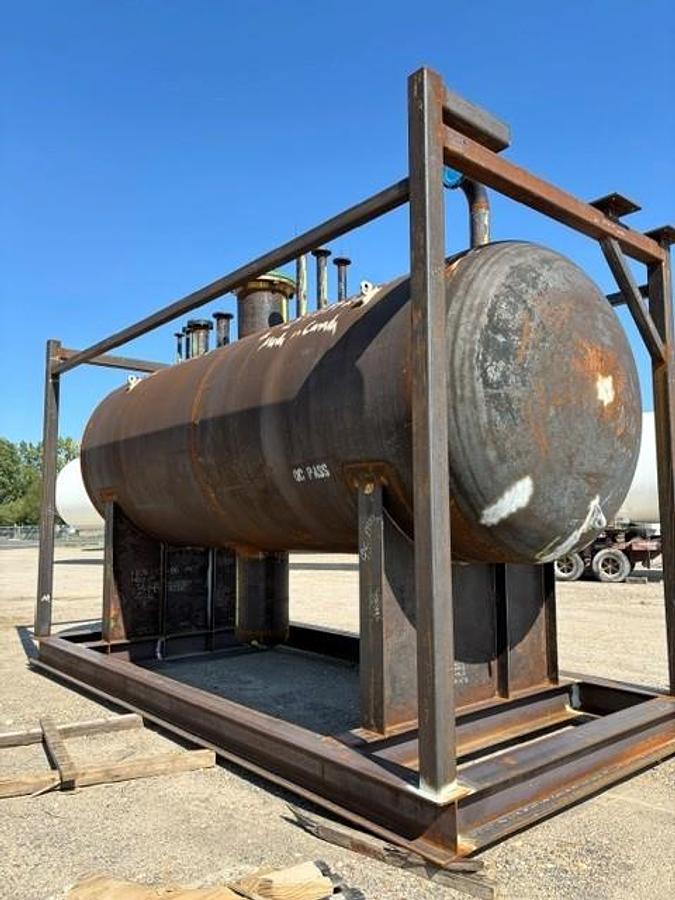 Used 200 bbl 96" x 20' 152 PSI Horizontal Flare Knockout