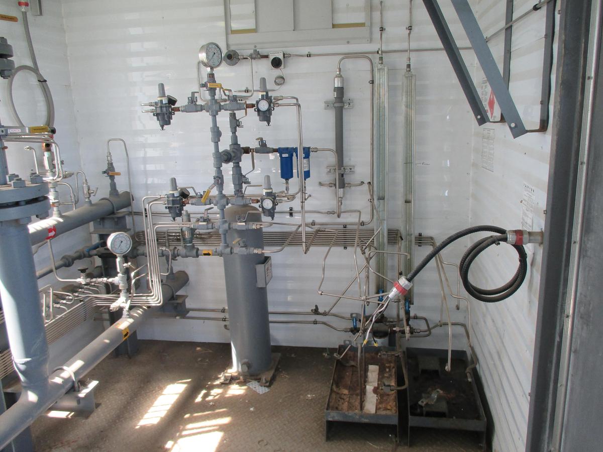 Used 3" 600# ANSI Dual Simplex Meter Skid