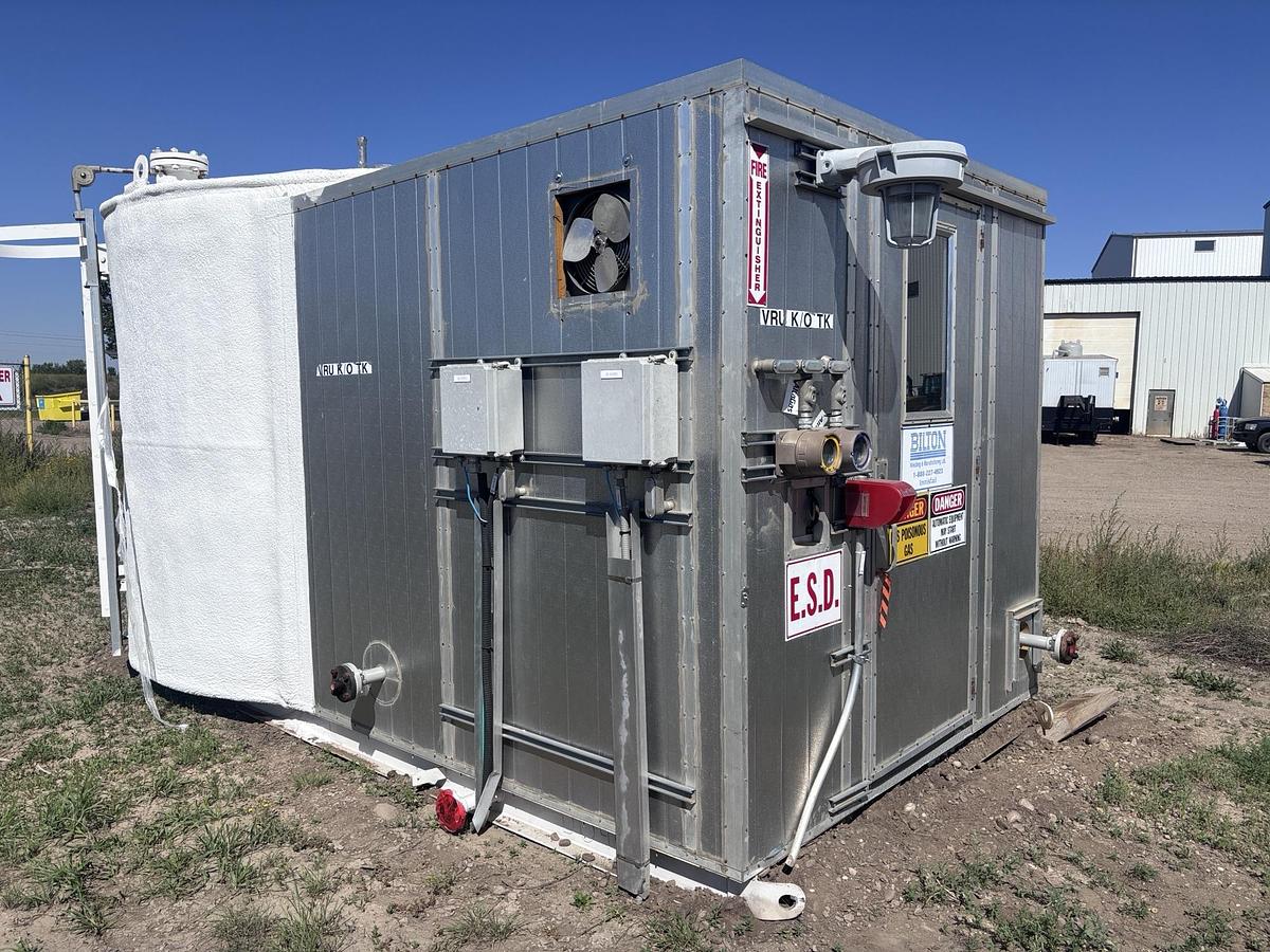 Refurbished 100 BBL DW Internally Coated, Insulated with Heated Building