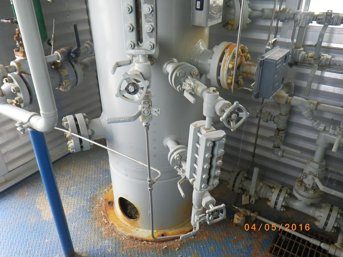 Used 20" 1440# Sour Vertical Separator Package