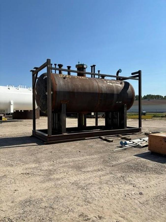 Used 200 bbl 96" x 20' 152 PSI Horizontal Flare Knockout
