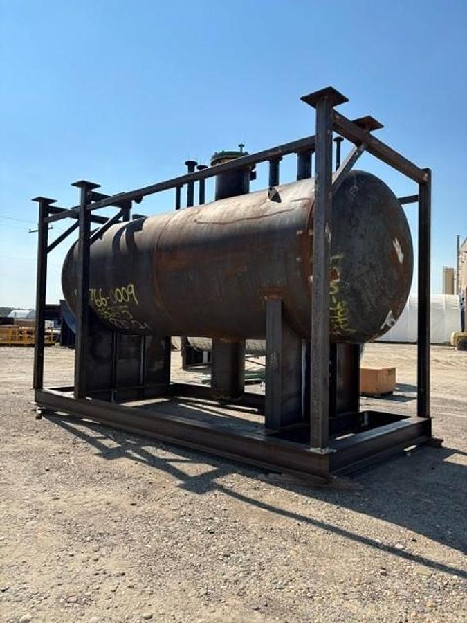 Used 200 bbl 96" x 20' 152 PSI Horizontal Flare Knockout