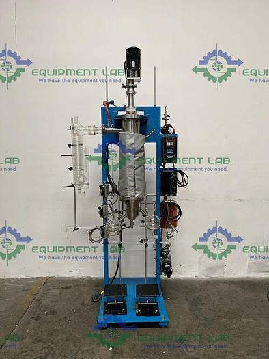 Used Pope Scientific 6" Stainless Steel Wiped Film Evaporator