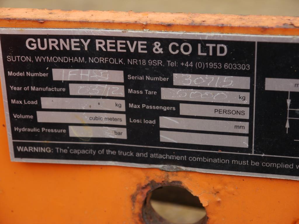 Used Gurney Reeve Crane Hook Attachment