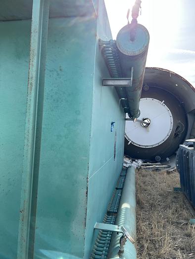 Used Heat Exchanger, Air, 2,528 SF, 550 deg F, Cain Industries #S744457