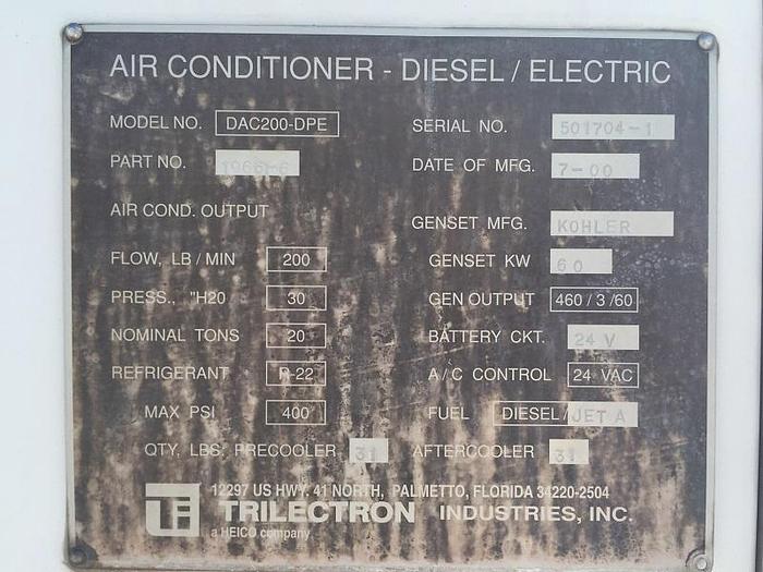 Used Air Conditioner - 2000 Trielectron