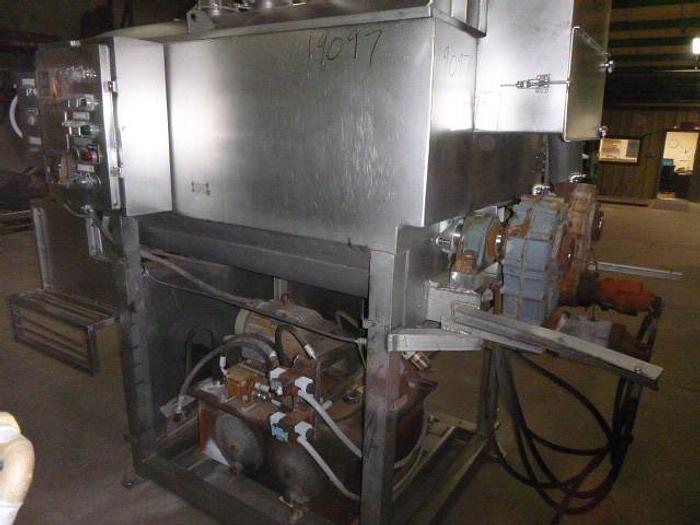 Used OHI Dual Shaft Paddle Blender w/Top CO2; Md#VB.5E