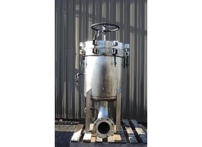 Used USED FILTER, "MULTI" BASKET TYPE, 6" INLET/OUTLET, STAINLESS STEEL