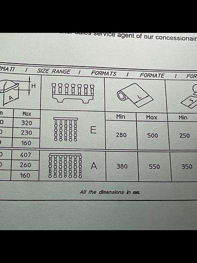 Used 2004 WALDYSSA AUTOMAC 38 MODEL B-215-ZS FLOW WRAPPER